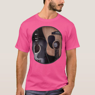 Yin Yang Acoustic Guitars Symbol T-Shirt