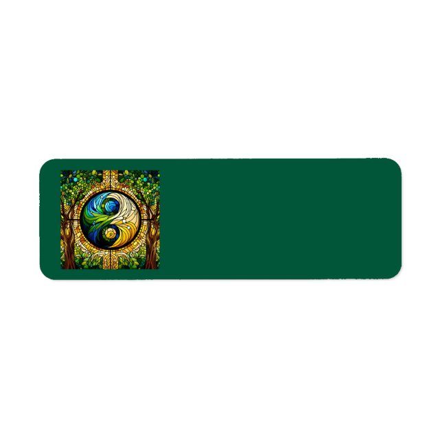 Yin Yang Address Labels (Vorne)