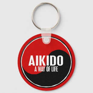 Yin Yang Aikido 1 Schlüsselanhänger