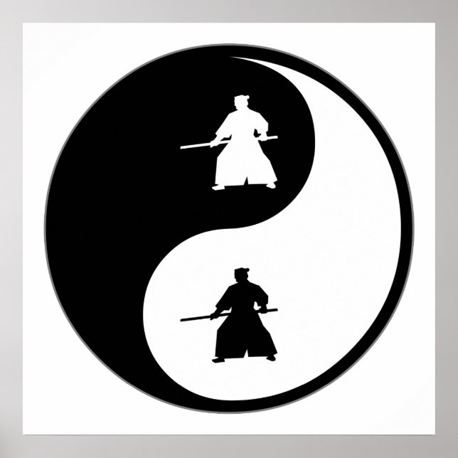 Yin Yang Aikido Poster (Vorne)