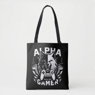 Yin Yang Alpha Gamer Wolf Tasche