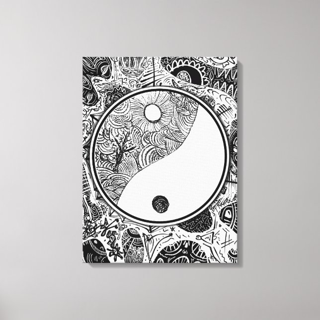 Yin Yang Alternative #1 Leinwanddruck (Vorderseite)