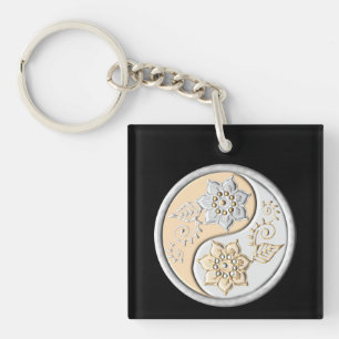 Yin Yang Argent et Or