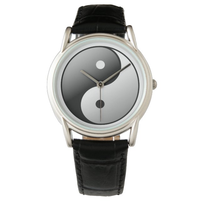 Yin Yang Armbanduhr (Vorderseite)