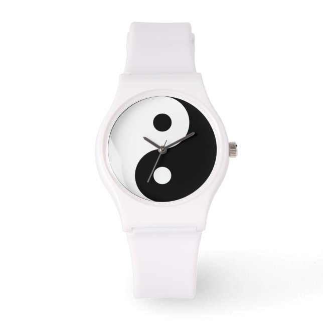 Yin Yang Armbanduhr (Vorderseite)