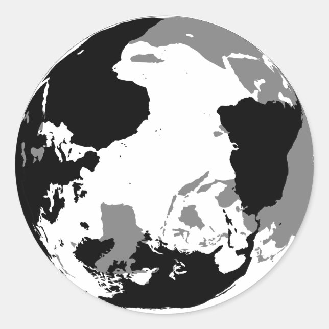 Yin Yang Aufkleber (Vorderseite)