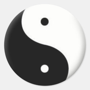 Yin-Yang Aufkleber