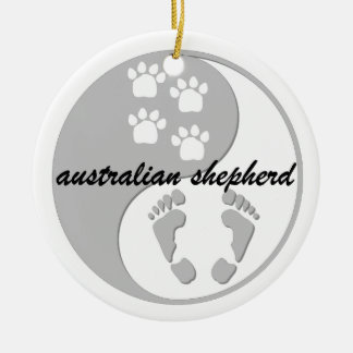 yin Yang-Australierschäfer Keramikornament