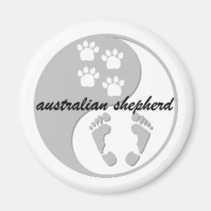 yin Yang-Australierschäfer Magnet