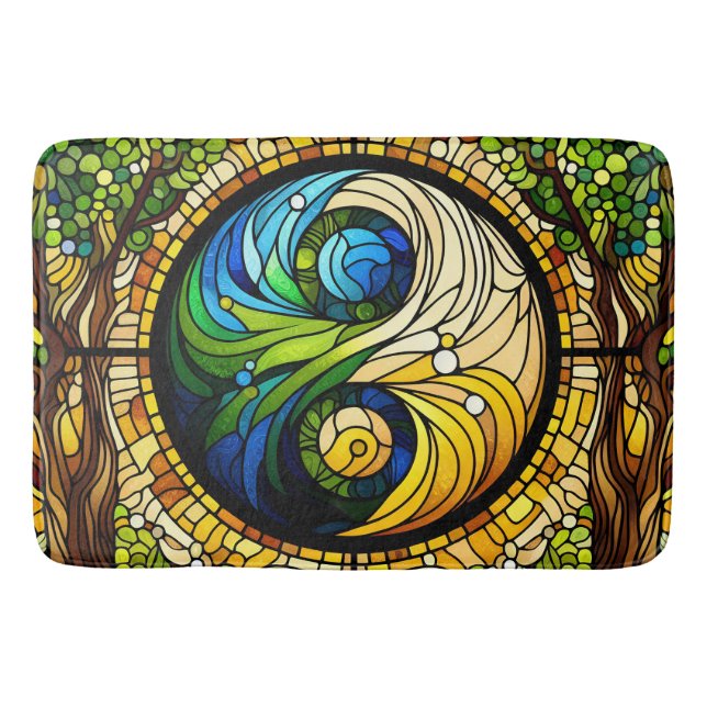 Yin Yang Bath Mat Badematte (Vorderseite)