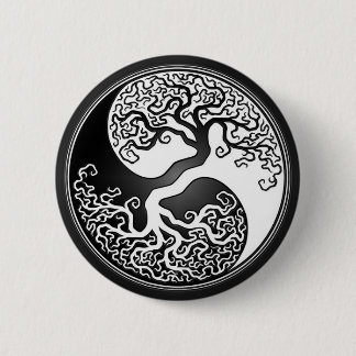 Yin Yang Baum Button