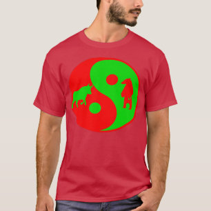 Yin Yang bear bull stock trading Premium 2102 T-Shirt