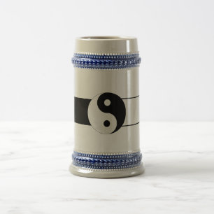 Yin Yang Bierglas