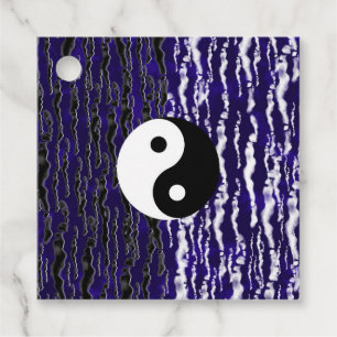 Yin Yang Blaue Ruhe Zen Energie Chi Party Geschenkanhänger