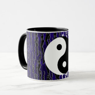Yin Yang Blaue Ruhe Zen Energie Tasse