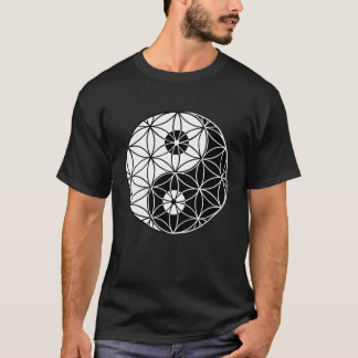 Yin & Yang Blume of Life Tao T-Shirt