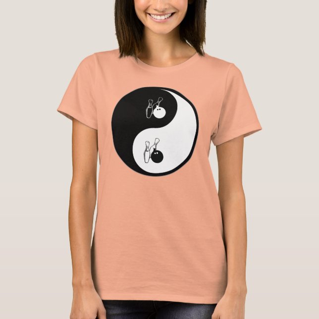 Yin Yang Bowling T-Shirt (Vorderseite)