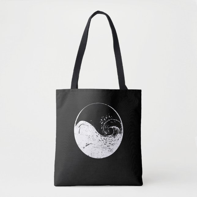 Yin Yang Buddhismus-Taoismus-Geschenk-surfende Tasche (Vorderseite)