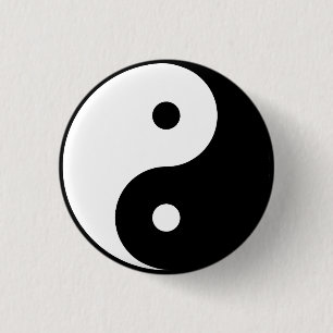 "YIN YANG " BUTTON