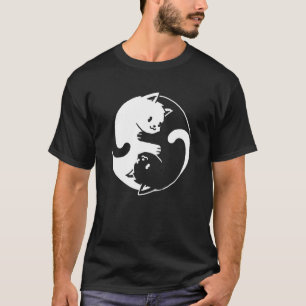 Yin Yang Ca I Liebe Katzen für Katzen Yoga Katze T-Shirt