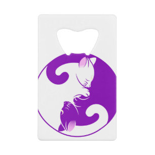 Yin Yang Cats Geldbeutel Flaschenöffner
