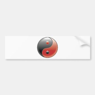 Yin Yang ~ chinesische Taoismus-Philosophie Autoaufkleber