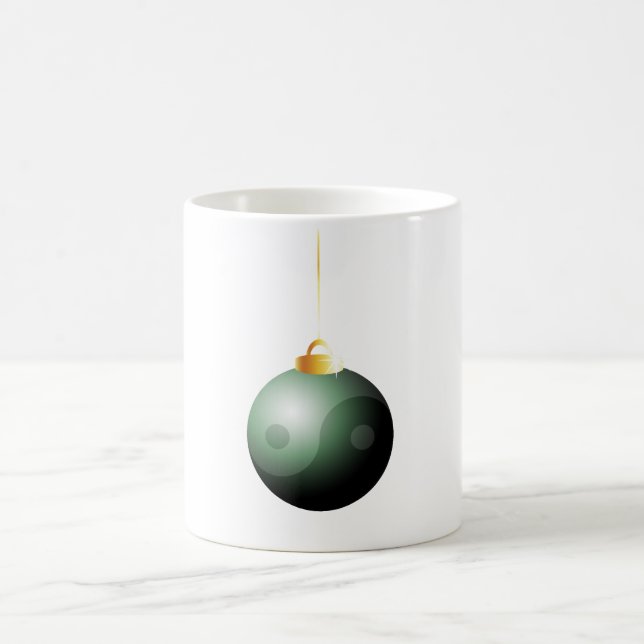 Yin Yang Christmas Ball Kaffeetasse (Mittel)