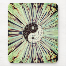 Yin Yang Color Splash Mousepad