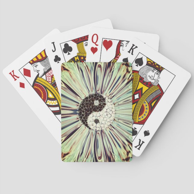 Yin Yang Color Splash Spielkarten (Rückseite)