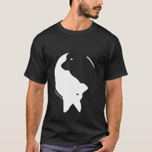 Yin Yang Corgi Pembroke Symbol Zen Meditation T-Shirt