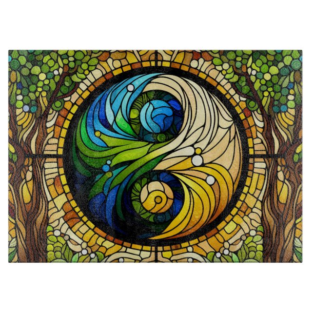 Yin Yang Cutting Board Schneidebrett (Vorderseite)