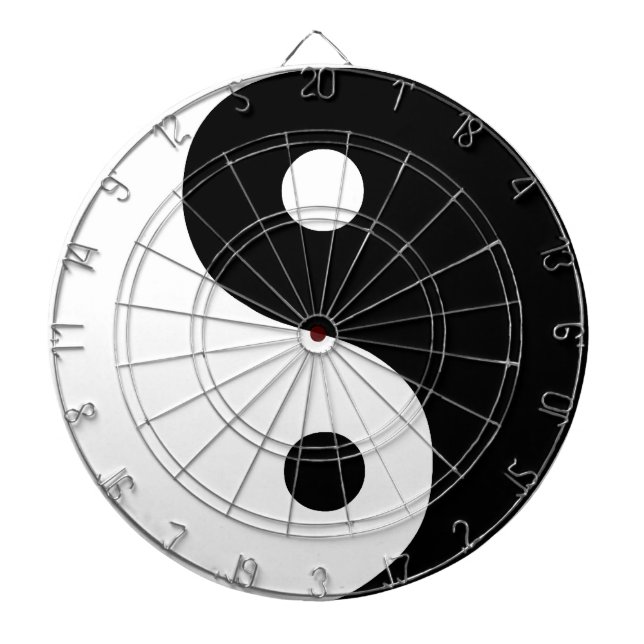 Yin Yang Dartscheibe (vorne)