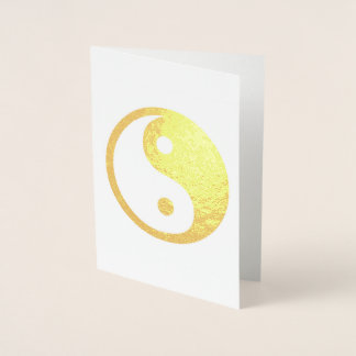 Yin & Yang Design Folienkarte