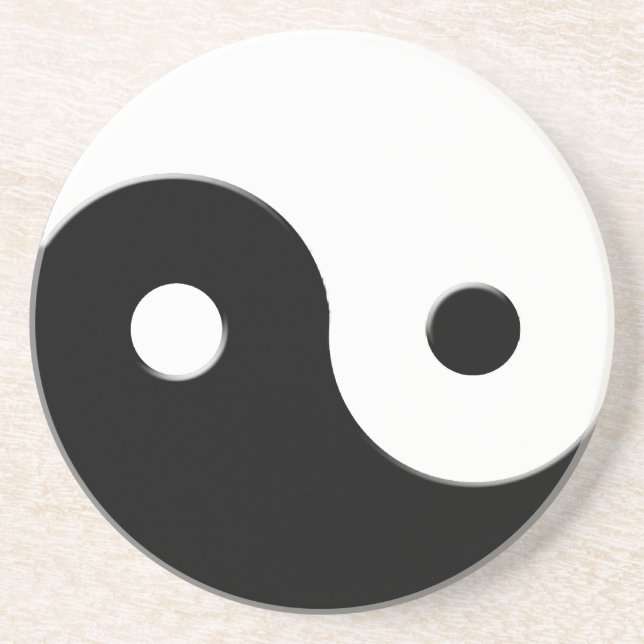 Yin & Yang Dessous de verre spirituel de l'harmoni (Devant)