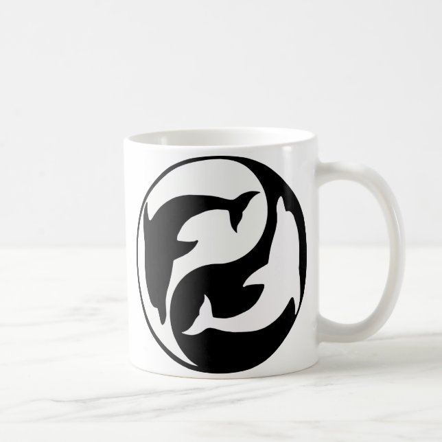 Yin Yang Dolphin Mug (Droite)