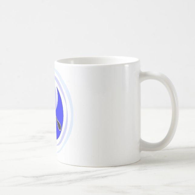 Yin-Yang doppeltes Blatt Kaffeetasse (Rechts)