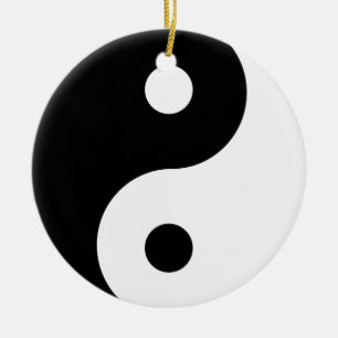 Yin Yang double face ornement rond