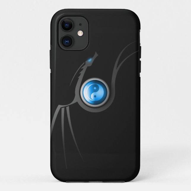 Yin Yang Drache Case-Mate iPhone Hülle (Rückseite)