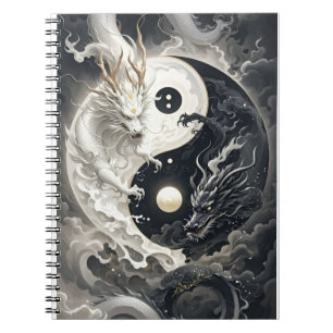 Yin-Yang-Drache Notizblock