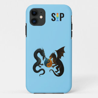 Yin-Yang-Drachen - Gleichgewicht von Feuer und Was Case-Mate iPhone Hülle