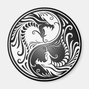 Yin Yang Drachen Magnet