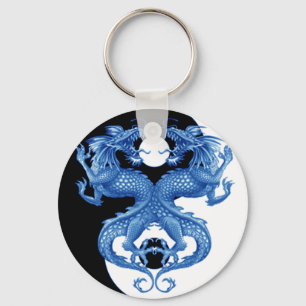 Yin Yang Dragon 2 Schlüsselanhänger