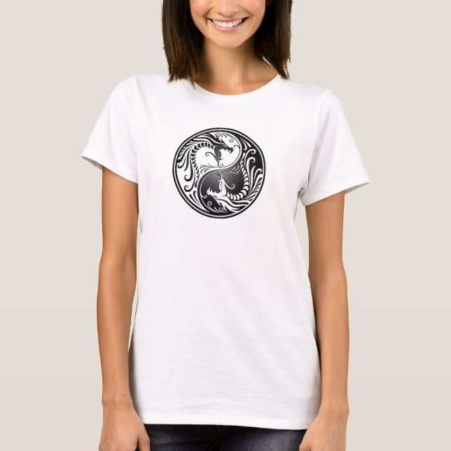 Yin Yang Dragons T-Shirt (Vorderseite)