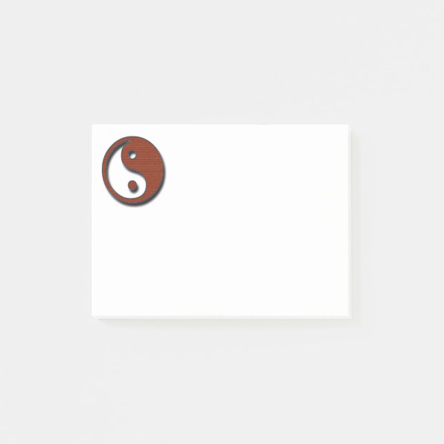 Yin Yang durch Shirley Taylor Post-it Klebezettel (Vorderseite)