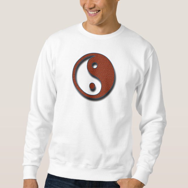 Yin Yang durch Shirley Taylor Sweatshirt (Vorderseite)