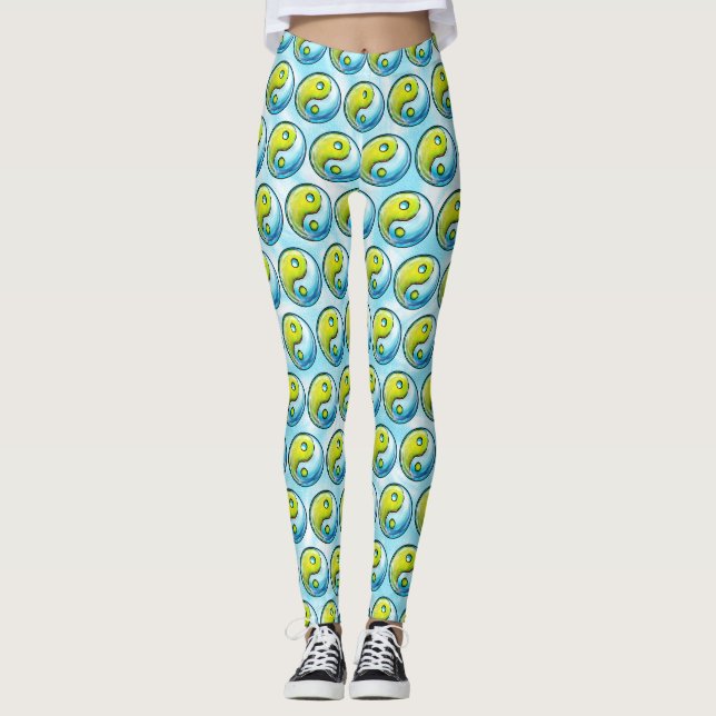 Yin-Yang Earth Krawatte Dye Leggings (Vorderseite)
