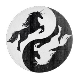 Yin Yang Einhorn-Schneidebrett Schneidebrett