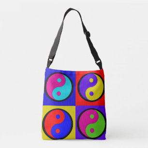 Yin Yang farbenfrohe Tasche