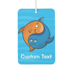 Yin Yang Fish Cartoon Car Air Freshener Autolufterfrischer