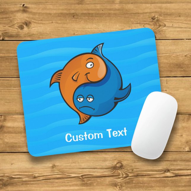 Yin Yang Fish Cartoon Mousepad (Von Creator hochgeladen)